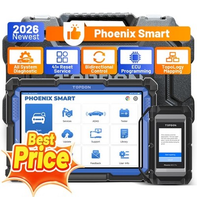 2026TOPDON Phoenix Smart Ultimate Diagnostic Scanner ECU Programming Coding Tool