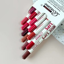 12PCS Lipstick Set Matte Lip Gloss Lip Liner Pencil Long Lasting Makeup Gift