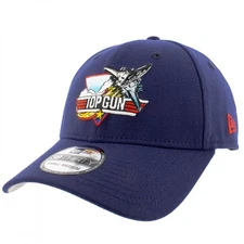 Top Gun F14 Tomcat New Era 39Thirty Fitted Hat Blue