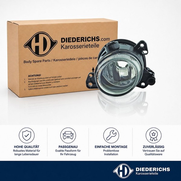 Nebelscheinwerfer Rechts Diederichs 1616088 FÜR Mercedes Nebelleuchte Nebellicht-image