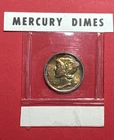 1944-P Colorful Original Skin 10C Silver Mercury Dime Gorgeous Toned A+++