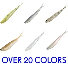 Zoom Tiny Fluke Model 081 Soft Jerk Bait 3" 20 Pack