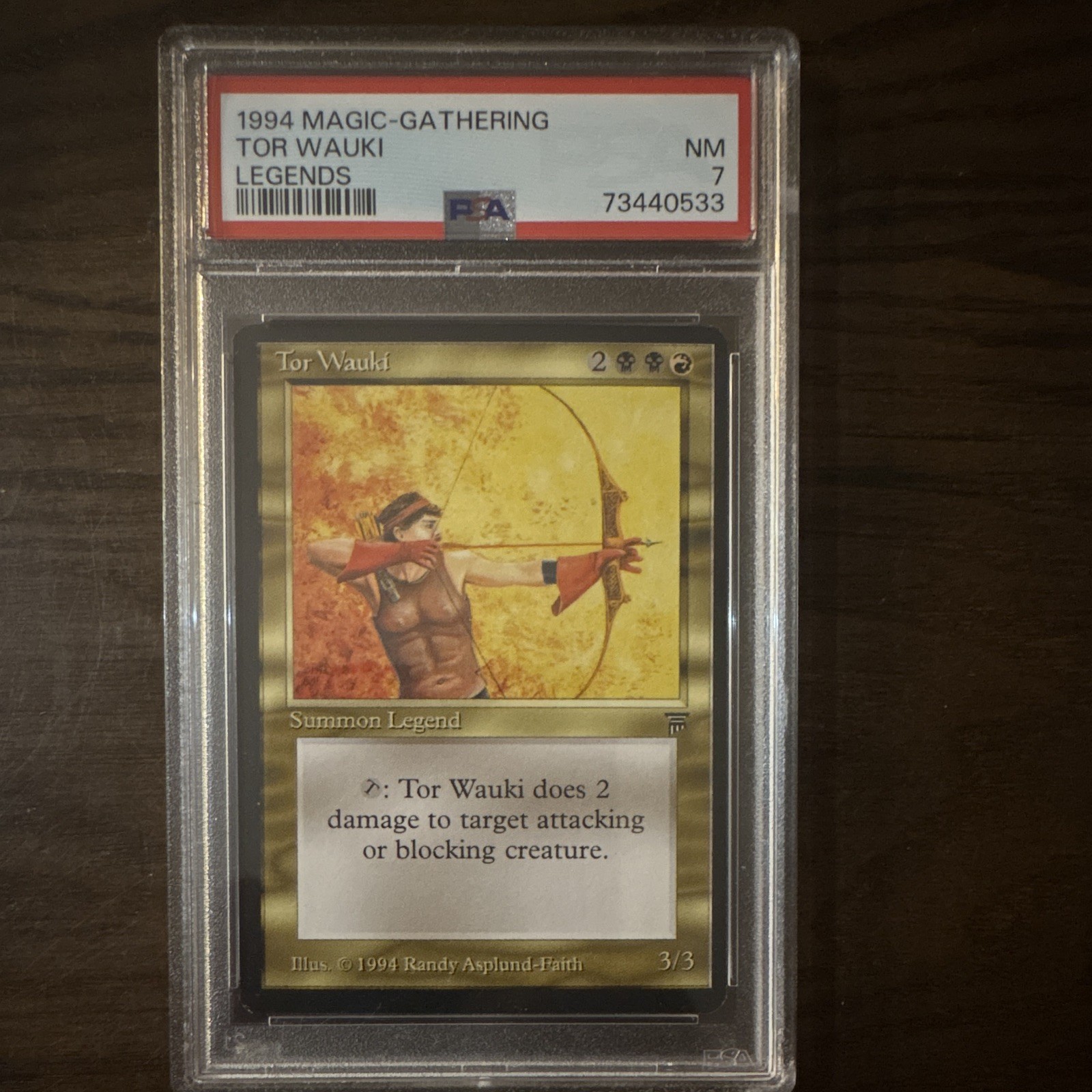 Wizards of the Coast Tor Wauki Legends Regular PSA 7 (EN) Card #73440533
