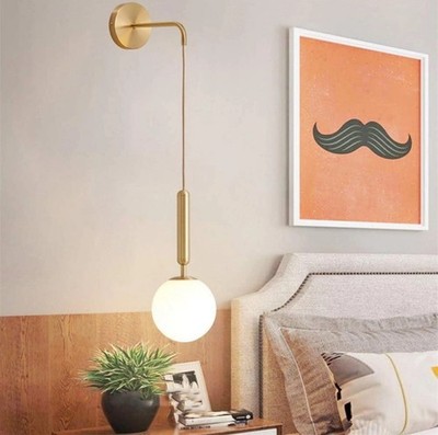 Moderne Wandleuchte Zimmer Wand Lampe Glas Wand Beleuchtung Küche Innen Wandleuchter
