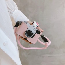 For Fujifilm X-HALF HALF Camera Bag Leather Dock Case Base Cover Shell green