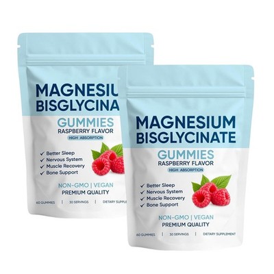 Spnutrition Magnesium Bisglycinate Gummies Relax Muscles Improve Sleep 400mg