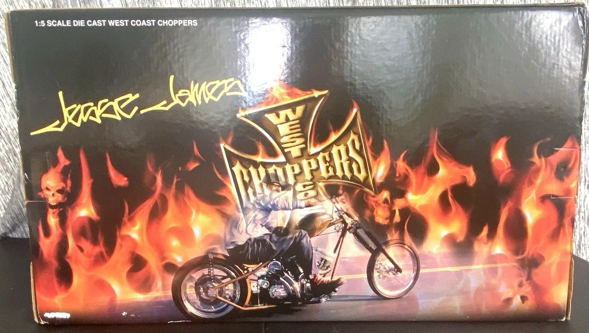 WEST COAST CHOPPERS 1:5 SCALE DIABLO SOFT TAIL DIE CAST MOTORCYCLE