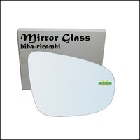 Glas RüCkspiegel Verchromt Seite Dx-Passeggero FüR Volkswagen Golf Gibt Von