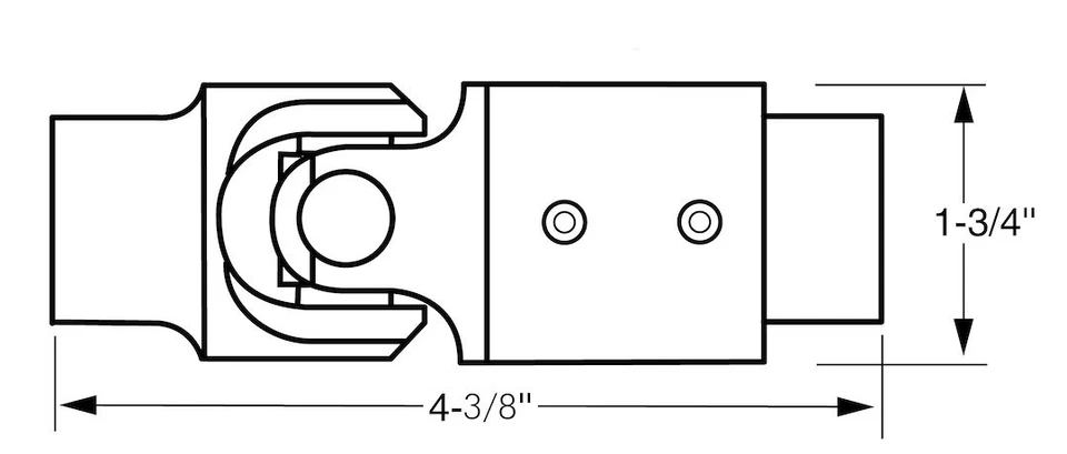 Borgeson 034931 Vibration Reducer STEERING COUPLER Foto 2 de 3