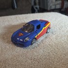 DC Comics SUPERMAN 5" Diecast Blue Sports Car Pull Back Action — photo 1