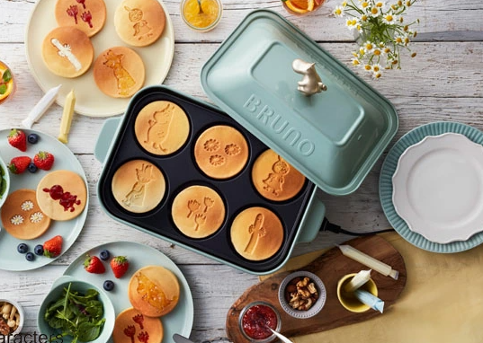 ★廃盤BRUNO Moomin Compact Hot Plate Bruno ​Moomin compact Hot plate 3 Piece Set Electric griddle