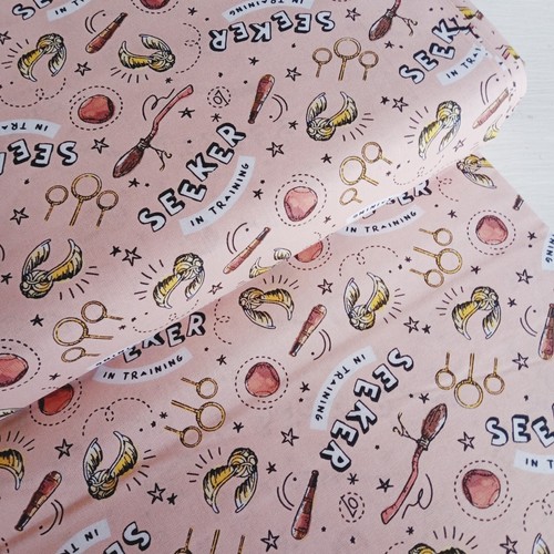 HARRY POTTER Hogwarts Licensed Cotton Fabrics 3 Designs 110cm wide FREE POST ! - Picture 21 of 32