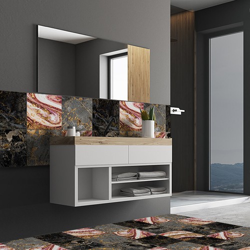 90Pcs Mosaic Wall Tile Sticker Bathroom Kitchen Home Decal Decor Self Adhesive - Picture 19 of 120