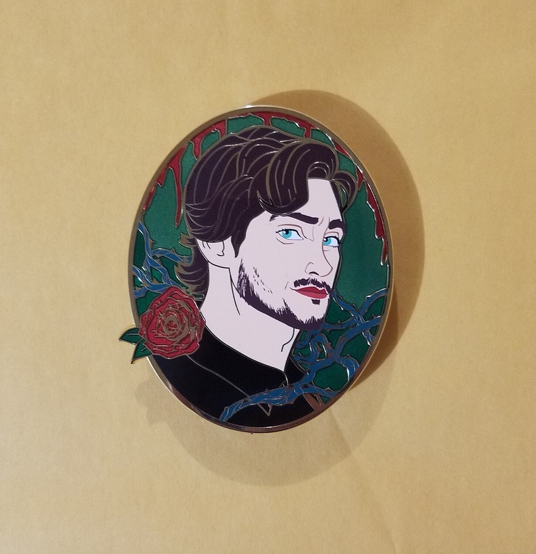 Hannibal Enamel Pin - Will Graham Hugh Dancy Mads Mikkelsen Fantasy Red Dragon