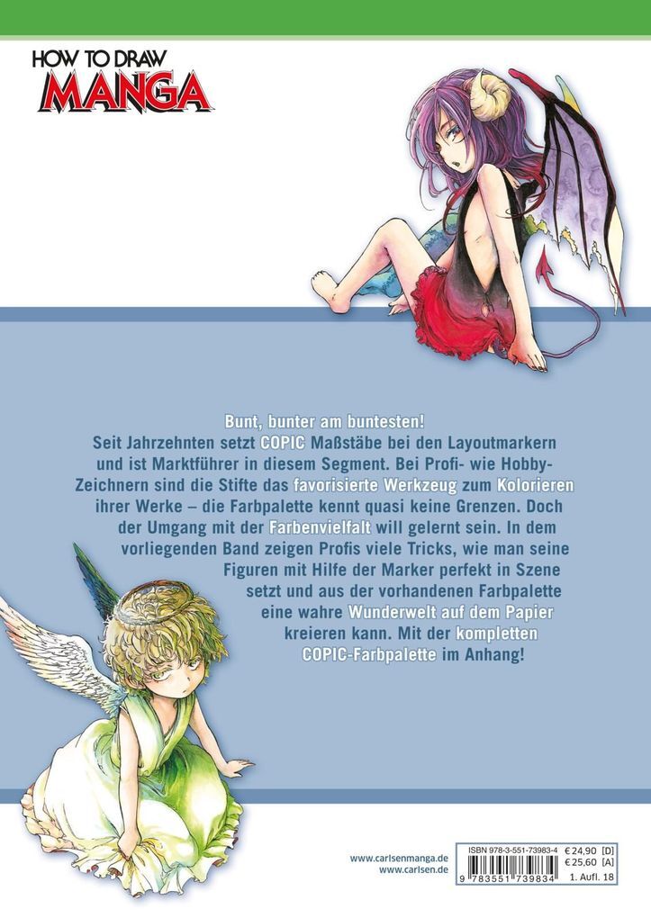 Thumbnail - How To Draw Manga: Kolorieren Mit Copic-stiften | Midorihana Yasaiko |