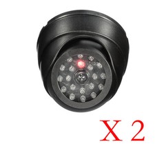2 X Kamera Dummy Überwachungskamera Attrappe Alarmanlage Fälschung 30LED AT