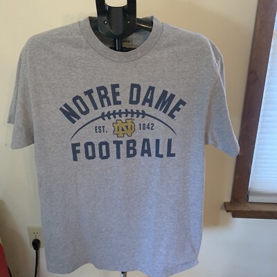 Champs Sports Team Edition Apparel Notre Dame Football Est. 1842  T Shirt