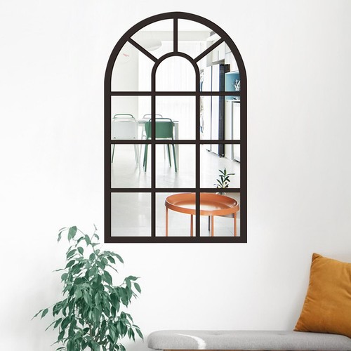 Arched Window Wall Mirror Minimalism Wall Decor for Bathroom Vanity Bedroom - Picture 33 of 37