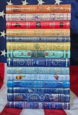 Set of 14 Bonded Leather Hardcover Children B...