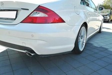 Heck Ansatz Flaps Diffusor passend für Mercedes CLS C219 55AMG schwarz Hochglanz Heck Ansatz Flaps Diffusor passend für Mercedes CLS C219 55AMG schwarz Hochglanz