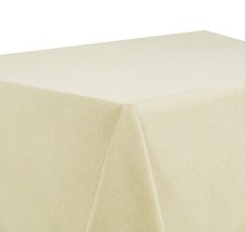 TISCHDECKE ECKIG RUND OVAL LEINENOPTIK BÜGELFREI WASSERABWEISEND GARTEN UNI