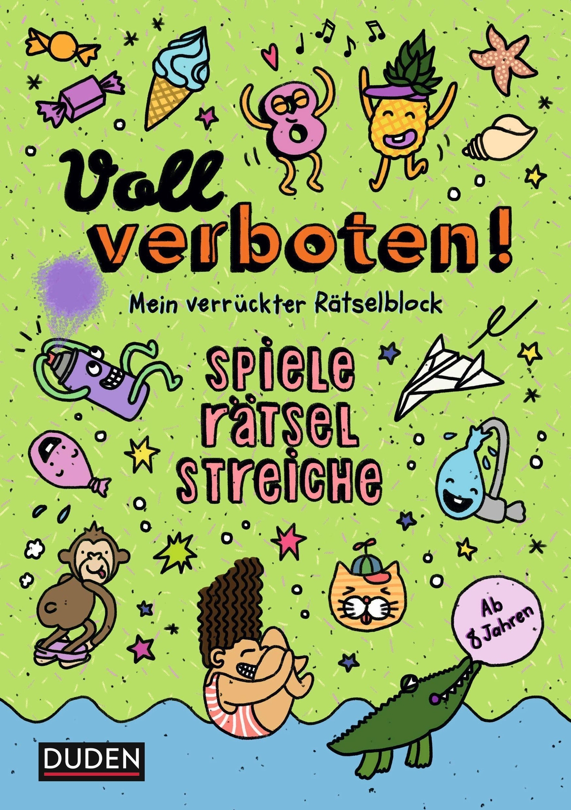 Thumbnail - Voll Verboten Mein Verrückter Rätselblock 3 - Ab 8 Jahren Angelika