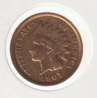 Rare Old West 1907 Native American Indian Head Penny US Coin Collection Lot #60