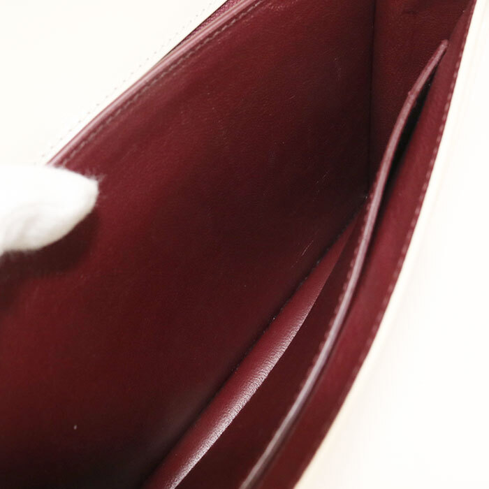 SAINT LAURENT 532750 Borsa a tracolla Cassandra Chainbag pelle avorio donna