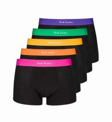 Paul Smith Men's Black Boxer Briefs Five Pack