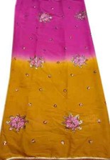 Heavy Vintage Dupatta Georgette Sequined Embroidered Long Stole Wrap scarf Hijab