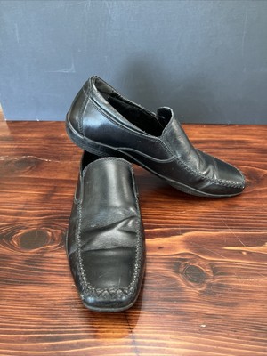 Perry Ellis Portfolio Mens Black Faux Leather Loafers Size 8.5 Style: Jimmy Smith Portfolio Dress Shoe – Perry Ellis main image 4
