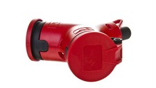 P.C.E Doppelverteiler 2P+Z rot PC-ABS IP44 24...