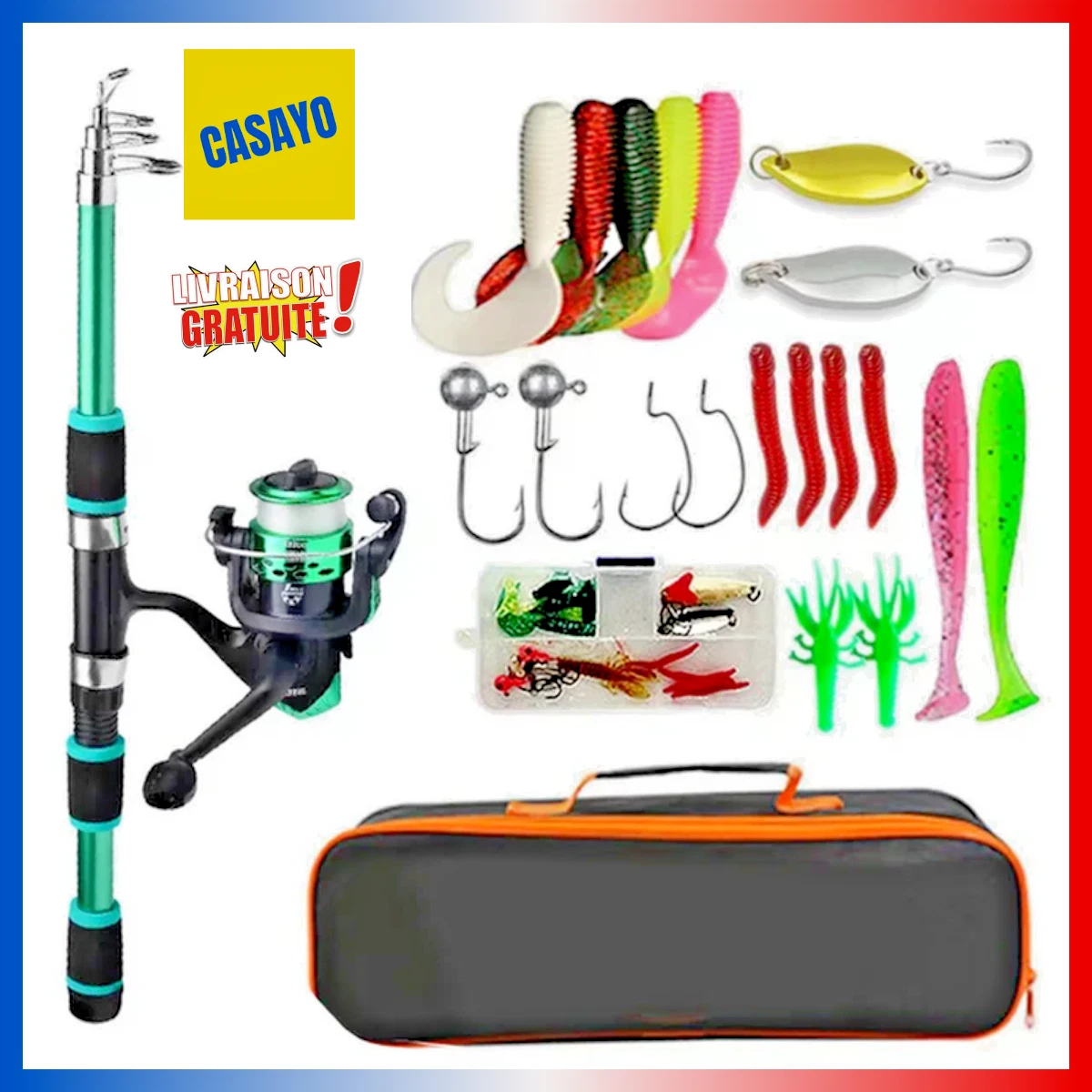 Canne Télescopique Carbone Pour Pêche à La Carpe – Mangeoire, Ruisseau, Rivière (1,1mm Bout) – 100% Neuve