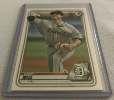 2020 Bowman Baseball Prospects Casey Mize Detroit Tigers base card #BP-142