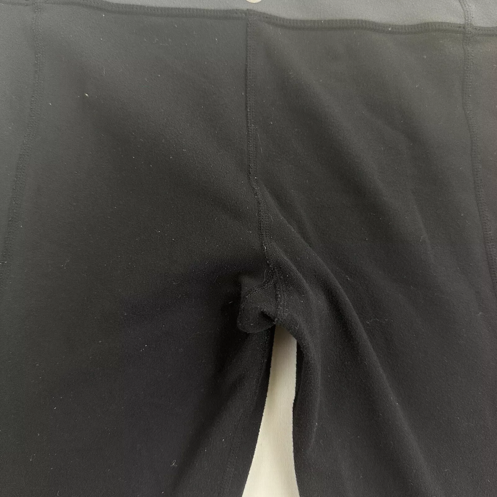 lululemon groove colorblock flare waistband mid rise pants
