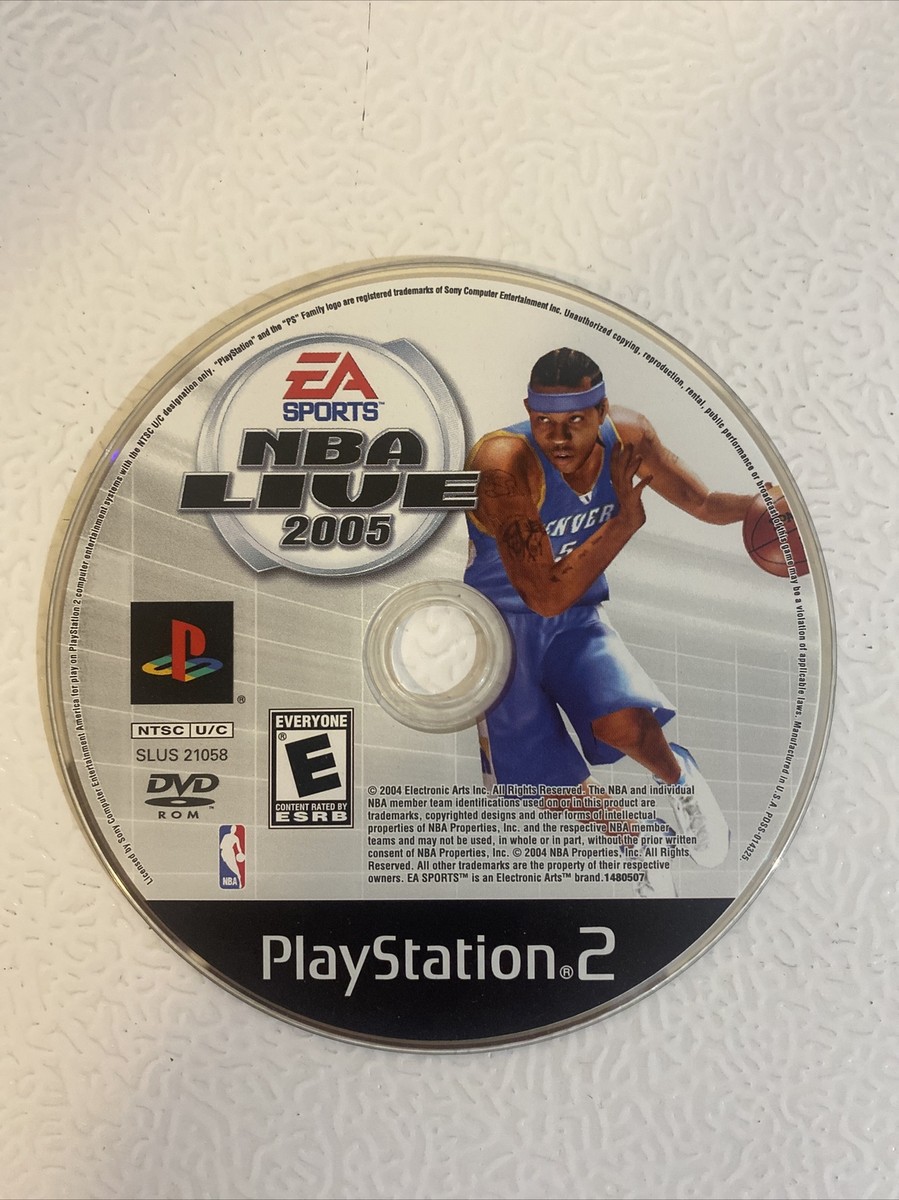 NBA Live 2005 (Sony PlayStation 2, 2004) EA Sports EVERYONE