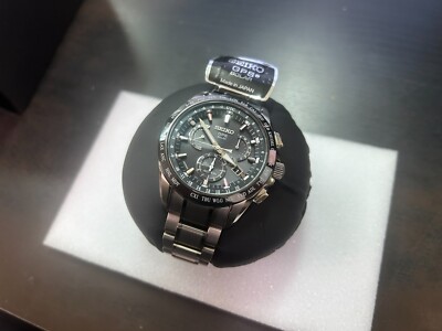 Seiko Astron SBXB045 GPS Solar Dia-Shield Titanium 100m Mens Watch