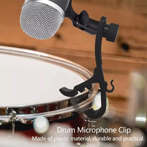 Drum Microphone Clip, 6Pcs Microphone Drum Mount, Drum Rim Mic Clips, Drum Micro - Picture 3 of 14