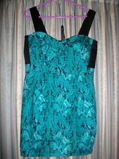 Neat Little Stretch Short Dress Size 14 Drama Queen BNWT