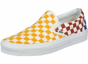 vans slip on multicolor