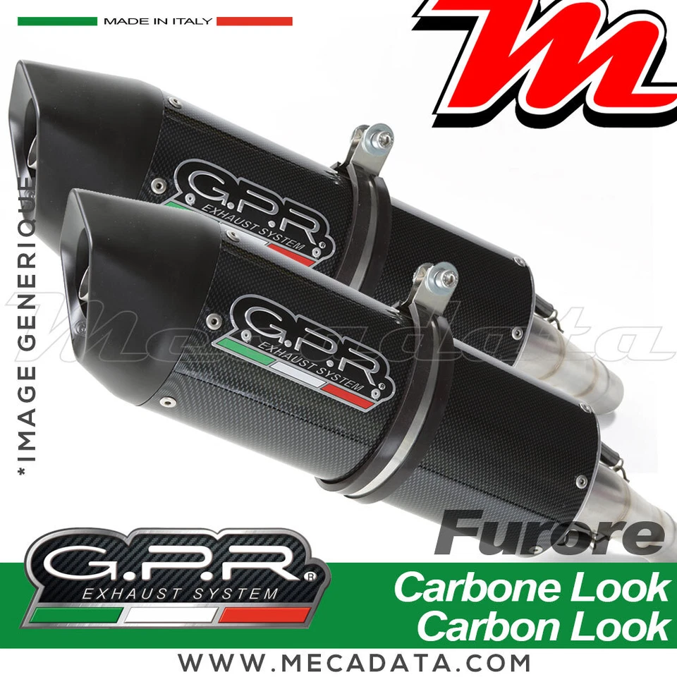 Silencieux Pot d'échappement GPR YAMAHA MT-03 660 2008 - Photo 1/1