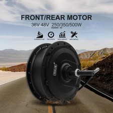 Ebike Motor 36V48V 350W500W Brushless Gear Hub Motor 250W Front Rear Wheel Drive