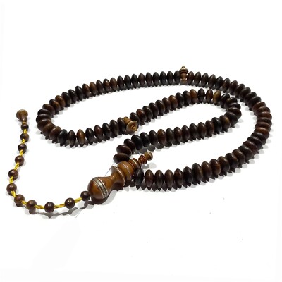 Limited Edition Prayer Beads Handmade Agarwood Aloeswood  7X13 mm