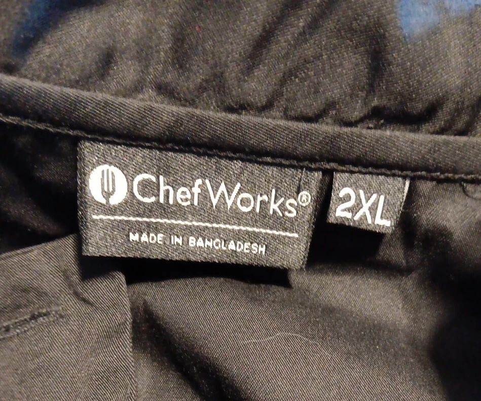 Chef Works Women 2XL Sofia Chef Coat Black LWLJ-BLK Button front Long Sleeve NWT - Image 3 of 4