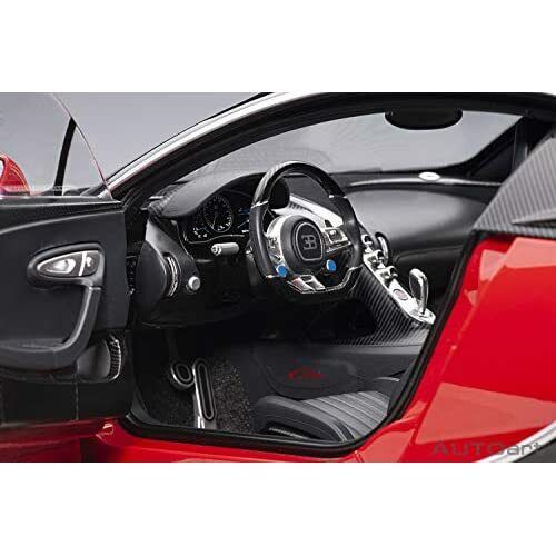 AUTOart 1/12 BUGATTI CHIRON 2017 Red Black 12113 w/Tracking NEW - Picture 4 of 10