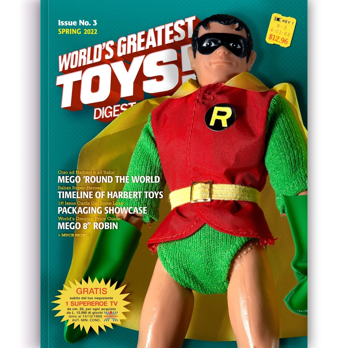 Vintage Toy Magazine: World's Greatest Toys! Digest #3 Spring 2022 Mego  Harbert