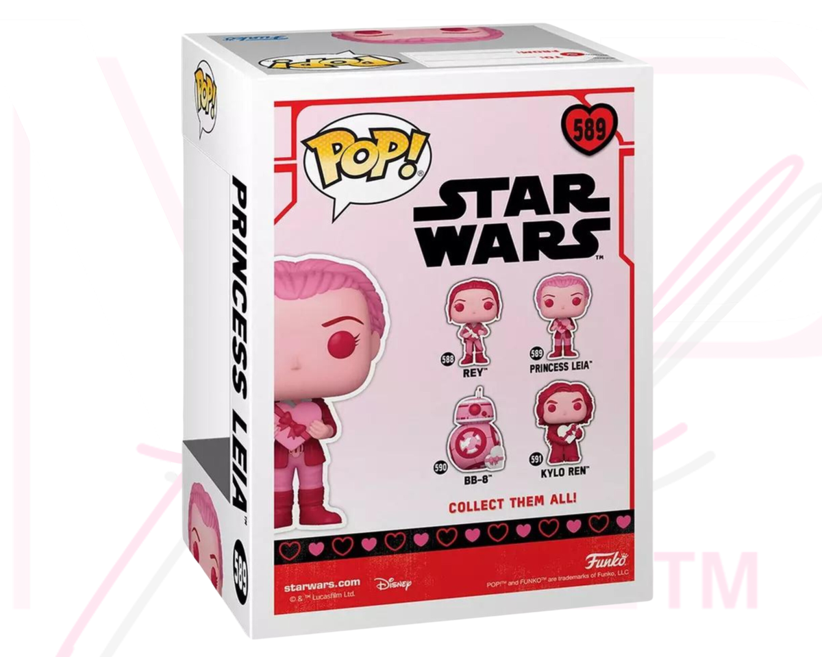 Funko POP! スター・ウォーズ プリンセス・レイア 589 Star Wars Funko POP 589 Princess Leia Valentine's Day