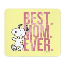 CafePress Snoopy Best Mom Ever Full Bleed Mousepad  1926331029 
