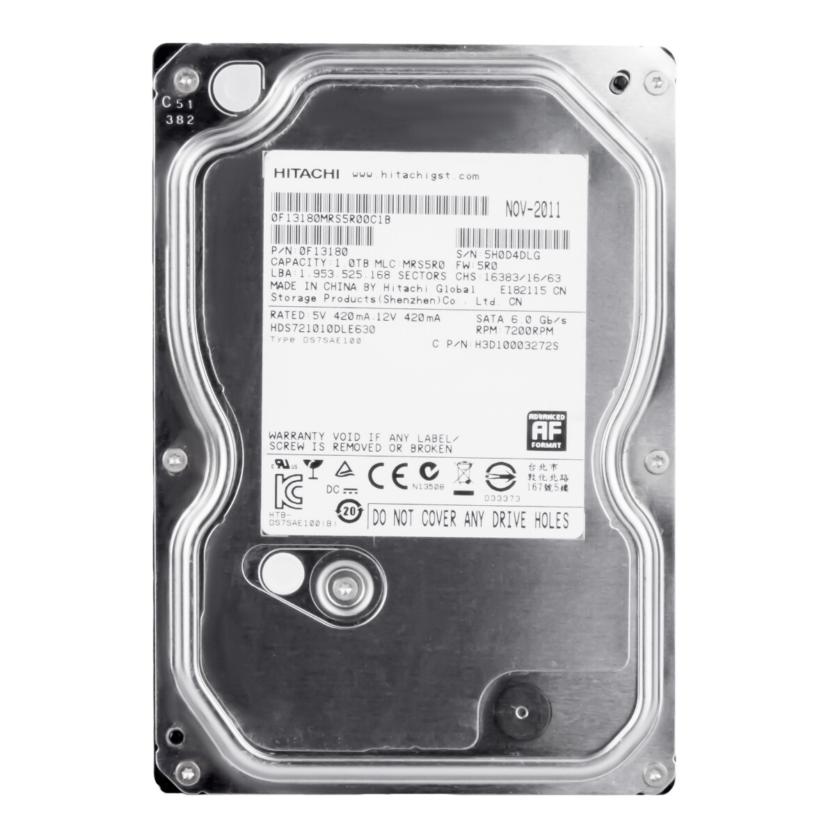 Hitachi Deskstar 7K1000.D 1TB 7.2K 32MB SATA III 3.5 Hitachi Deskstar 7K1000.D 1TB 7.2K 32MB SATA III 3.5
