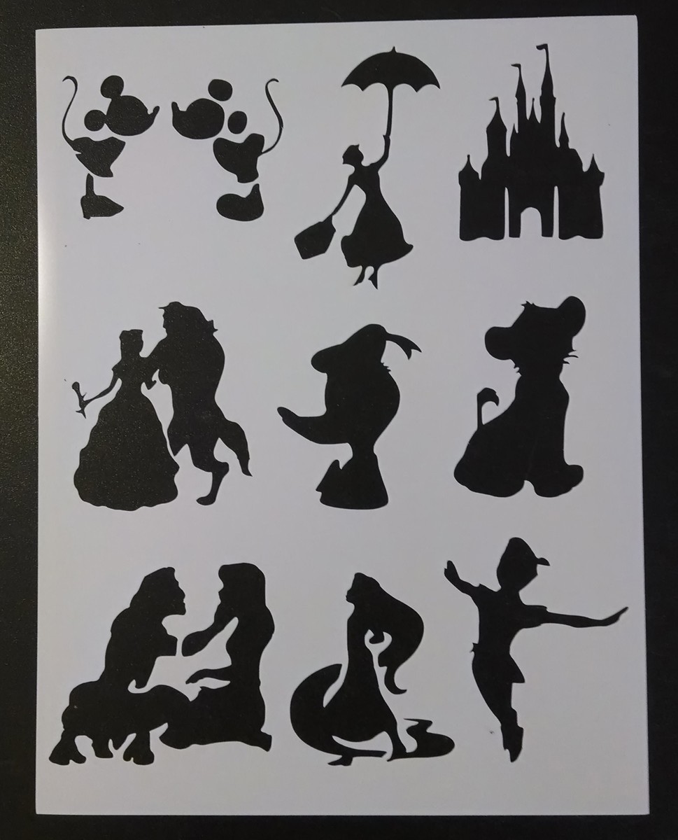 Disney Mary Poppins Duck Peter Pan + 8.5 disney-mary-poppins-duck-peter-pan-8-5-x-11-custom-stencil-fast-free-ship-ebay